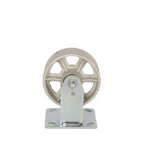 Колесо большегрузное неповоротное FCS 54 125 мм чугунное (F)