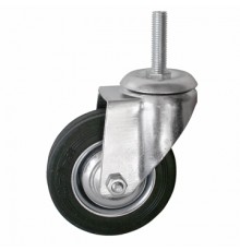 Колесо поворотное SCt 97 85 мм резина с болтом (F)