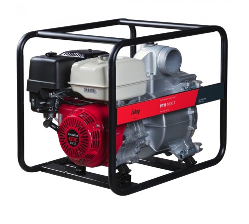 Бензиновая мотопомпа FUBAG PTH 1600 T для сильнозагрязнённой воды, Honda GX390