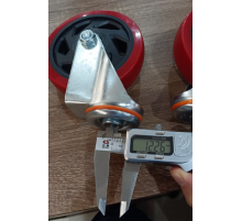 Колесо поворотное усиленное полиуретан SCMh 55 125 мм под болт