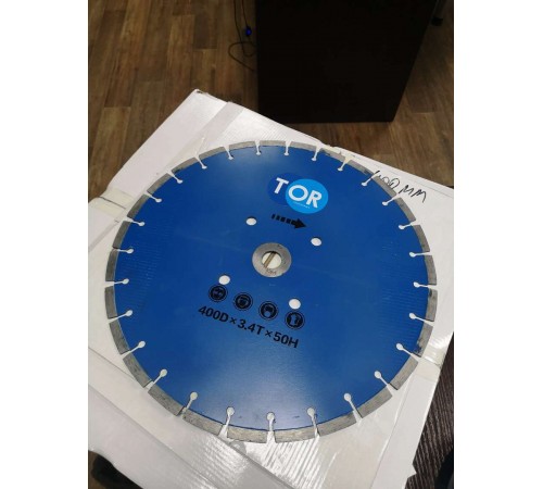 Диск по бетону для швонарезчиков HQR500A-2 (E) 400Dx3,6Tx50H (Cutter Disc 400 mm)