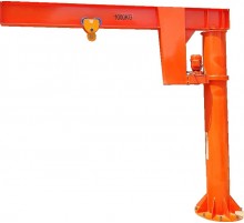 Кран консольный поворотный электрический TOR JIB г/п 3000 кг, высота 3 м, стрела 3 м