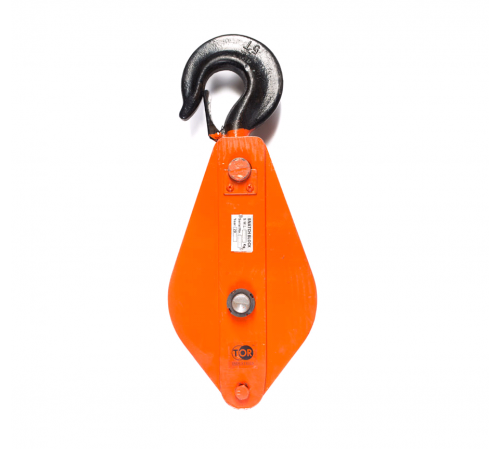 Блок монтажный четырехрольный с крюком TOR 10 т
