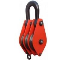 Блок монтажный трехрольный с ушком HQLK 3-50 К3 50т