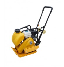 Виброплита 65 кг, 15 кН (Loncin), бак, колесный комплект TOR C-60Т