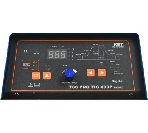 Аппарат TIG сварки алюминия TSS PRO TIG 400P AC/DC Digital